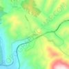 Topografische Karte Pietrasecca, Höhe, Relief