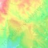 Topografische Karte Kafranbel, Höhe, Relief