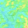 Topografische Karte Ganehena, Höhe, Relief