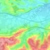 Topografische Karte Pfaffing bei Watzling, Höhe, Relief