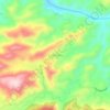 Topografische Karte Kohala Bala, Höhe, Relief