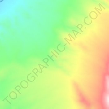 Topografische Karte Los Sapitos, Höhe, Relief