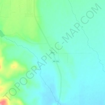 Topografische Karte Cora, Höhe, Relief