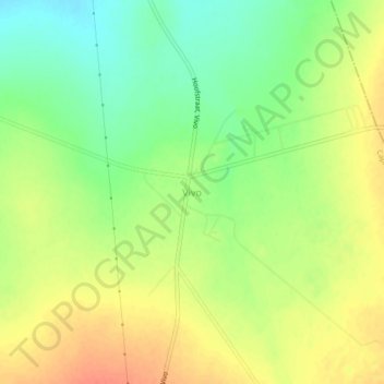 Topografische Karte Vivo, Höhe, Relief