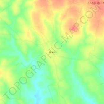 Topografische Karte Quiba, Höhe, Relief