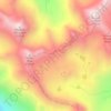 Topografische Karte Sawtooth Range, Höhe, Relief
