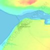 Topografische Karte ᐙᔅᑳᐦᐄᑲᓂᔥ Waskaganish, Höhe, Relief