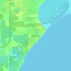 Topografische Karte Beach City, Höhe, Relief