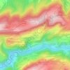 Topografische Karte Seleute, Höhe, Relief
