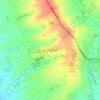Topografische Karte Thimbleby, Höhe, Relief