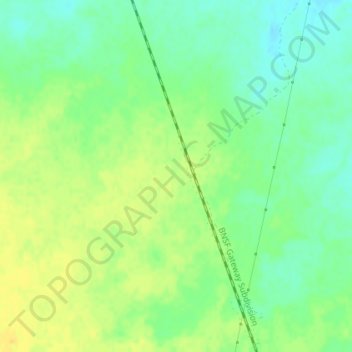 Topografische Karte Mammoth, Höhe, Relief