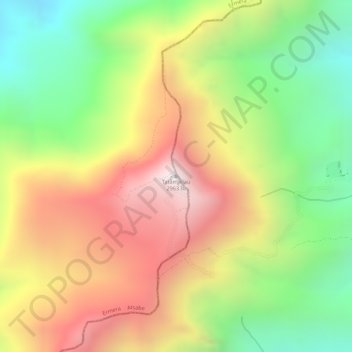 Topografische Karte Tatamailau, Höhe, Relief