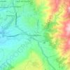 Topografische Karte Floridablanca, Höhe, Relief
