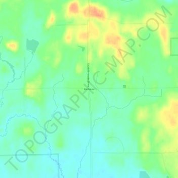 Topografische Karte Barbeau, Höhe, Relief