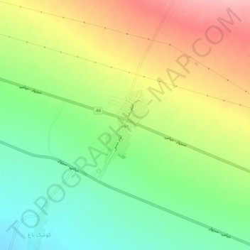 Topografische Karte مهر, Höhe, Relief