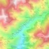 Topografische Karte Gond, Höhe, Relief