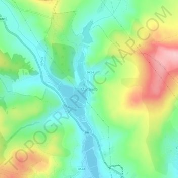 Topografische Karte Mărtinești, Höhe, Relief