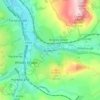 Topografische Karte Buxworth, Höhe, Relief