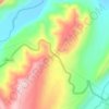 Topografische Karte Irkeschtam Pass, Höhe, Relief