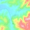 Topografische Karte Kalkan, Höhe, Relief
