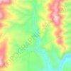 Topografische Karte Chillcani, Höhe, Relief