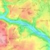 Topografische Karte Jackfield, Höhe, Relief