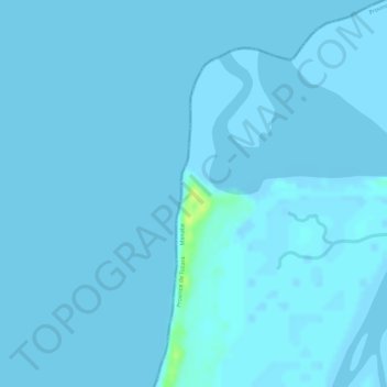 Topografische Karte Tanjon’ Ankarana, Höhe, Relief
