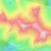 Topografische Karte Ruby Dome, Höhe, Relief
