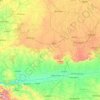 Topografische Karte Dhār, Höhe, Relief