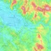 Topografische Karte Florence, Höhe, Relief