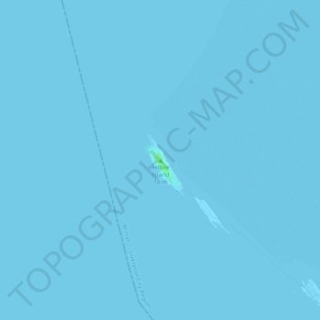 Topografische Karte Hilbre Island, Höhe, Relief