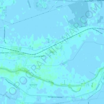 Topografische Karte Pezzoli, Höhe, Relief