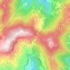 Topografische Karte Jhika Gali, Höhe, Relief
