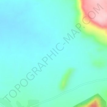 Topografische Karte Jos Plateau, Höhe, Relief