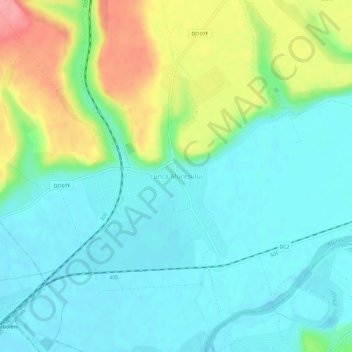 Topografische Karte Lunca Mureșului, Höhe, Relief