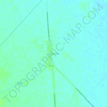 Topografische Karte Udaquiola, Höhe, Relief