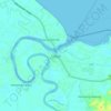 Topografische Karte Endau, Höhe, Relief