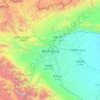 Topografische Karte Kachgar, Höhe, Relief