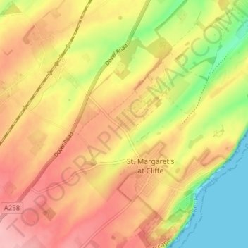 Topografische Karte Nelson Park, Höhe, Relief