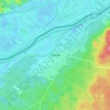 Topografische Karte Peetzig, Höhe, Relief