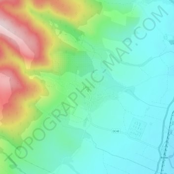 Topografische Karte Zălan, Höhe, Relief