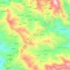 Topografische Karte قحفة السحاج, Höhe, Relief