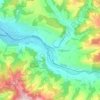 Topografische Karte Bärau, Höhe, Relief