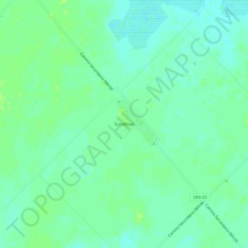 Topografische Karte Sundblad, Höhe, Relief