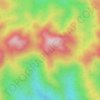 Topografische Karte ແສນຫຼວງ, Höhe, Relief