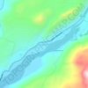 Topografische Karte Junali Kuch, Höhe, Relief