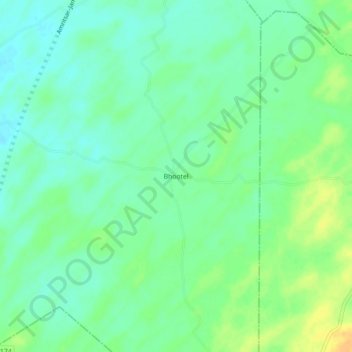 Topografische Karte Bhootel, Höhe, Relief