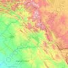 Topografische Karte Qada Raniyah, Höhe, Relief