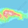 Topografische Karte Taliabu Island, Höhe, Relief