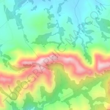 Topografische Karte Serra da Bocaina, Höhe, Relief